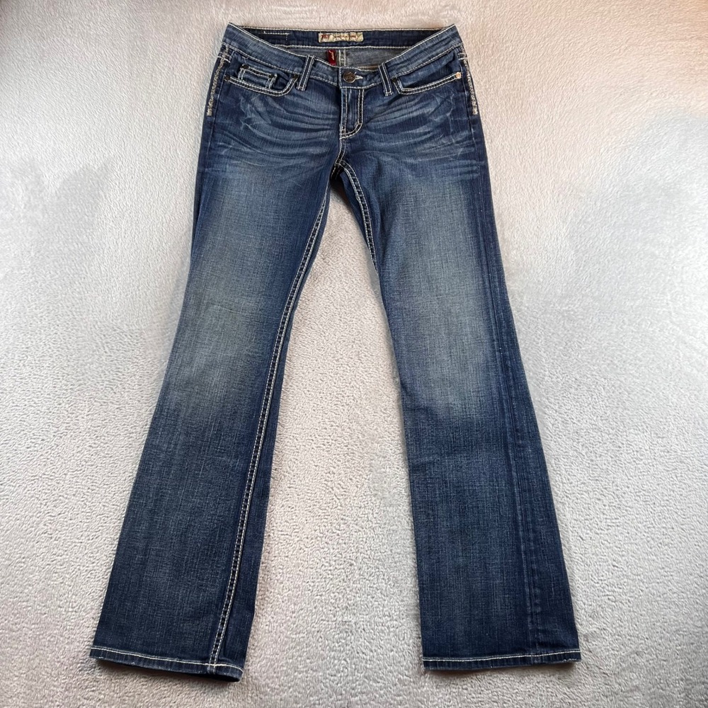 BKE Stella Bootcut Jeans Womens 29x33.5 (Fits 30x31) Medium Wash Denim BK30116L